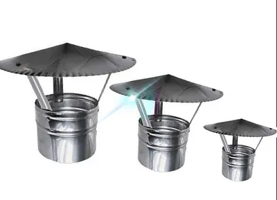 Produktbild von Regenhaube Edelstahl Ø 140mm Schornsteinabdeckung Kaminhaube Kaminabdeckung
