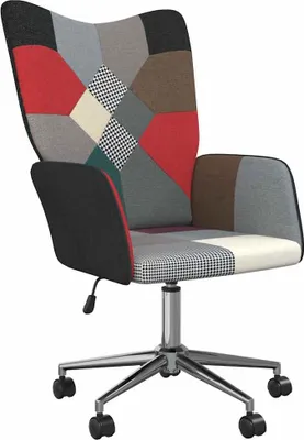 Image de Chaise de relaxation Patchwork Tissu