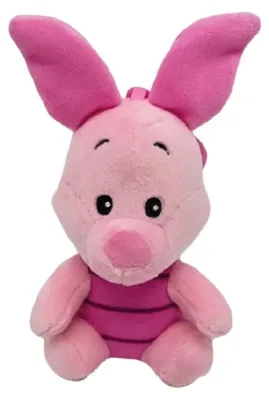 Image de Winnie l'ourson Porcinet, porte-clés en peluche, 12 cm