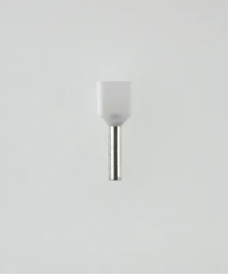 Image de Embouts TWIN isolés, taille N, code couleur WE, section 2 x 0,75 mm², blanc - 1 pièce