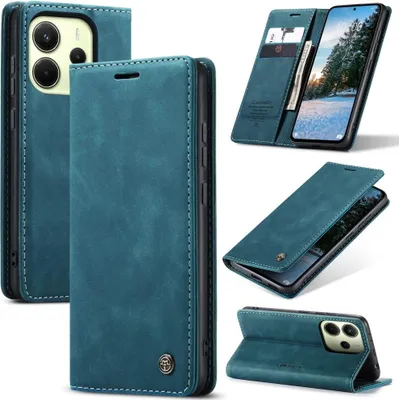 Produktbild von Xiaomi Redmi Note 14 4G Hülle - CaseMe 013 Klapphülle - Blau