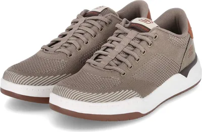 Produktbild von Skechers Herren Low Sneaker/ Slip-On-Sneaker DORSET Taupe Textil-Synthetik-Mix vegan Größe: 40