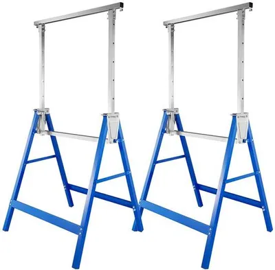 Obrázok produktu pre 6x sklopné podpery, pracovné podpery, sklopná podpera, podperný rám do 200 kg, 7-dielny