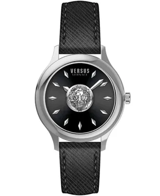 Obrázek produktu pro Versus by Versace VSP411019 Tokai stříbrné černé kožené dámské hodinky NEW
