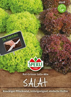 Produktbild von Sperli Schnittsalate Rot - Grüner - Lollo - Mix Saatband - Gemüsesamen