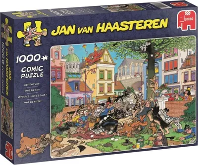 Immagine prodotto di Jan van Haasteren - Prendi il gatto! - Puzzle da 1000 pezzi