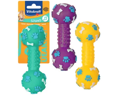 Image de Jouet pour chien haltère Vitakraft mélange de couleurs 15 cm