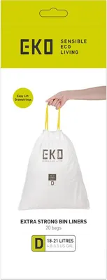 Produktbild von EKO - Müllbeutel 18-21 Liter (D) - Plastic - Weiß