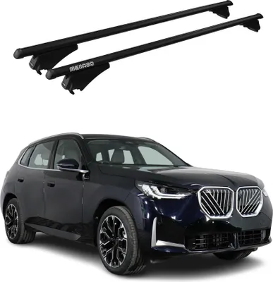 Image de Menabo Barres de toit transversales pour BMW X3 G45 2024-2025 Alu Noir