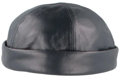 Produktbild von Bullani Dockercap aus echtem Leder, blau, Gr. 63