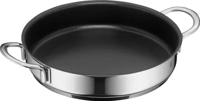 Produktbild von WMF Mini Servier-/ Bratpfanne beschichtet, klein 18 cm, Cromargan Edelstahl poliert, Induktion, stapelbar, ideal für kleine Portionen oder Singlehaushalte