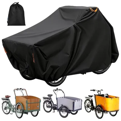 Productafbeelding van Omgoods - Waterdichte Fietshoes 420D voor Bakfiets 220 x 100 x 110 cm