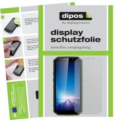 Produktbild von 2x Schutzfolie für Guophone XP9800 matt Displayschutzfolie Folie Display Schutz