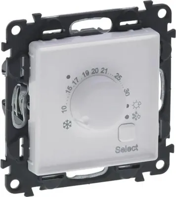 Produktbild von Legrand 752133 Raumthermostat elektron.m.Wechselkontakt Valena Life