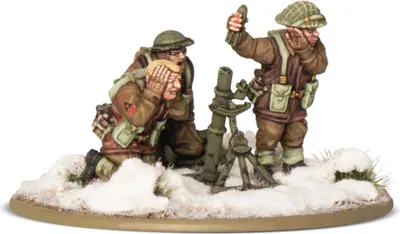 Produktbild von Bolt Action British & Canadian Infantry (Winter) Medium Mortar Team