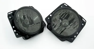 Produktbild von Scheinwerfer links/rechts H4 schwarz für VW Golf 2 1983-1991 Klarglas chrom