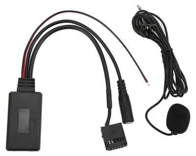 Image de Adaptateur audio Bluetooth avec câble auxiliaire et microphone pour kit mains libres, compatible avec la Mondeo 6000CD