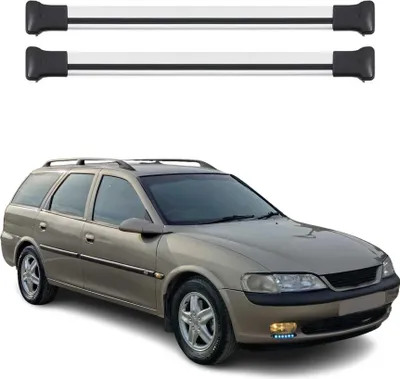 Obrázek produktu pro Příčné střešní nosiče pro Opel Vectra B SW 1995-2002 Hliník Šedá