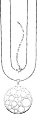 Produktbild von JOBO Collier Kettte mit Anhänger Edelstahl 80 cm