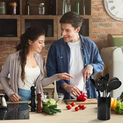 Obrázek produktu pro Sada silikonového nádobí, sada kuchyňských potřeb, 16dílná