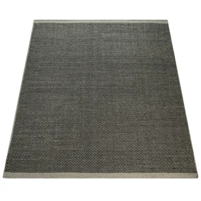 Produktbild von Handgewebter Teppich Flachgewebe Skandinavischer Look Meliert Webmuster In Grau Grösse 160x230 cm