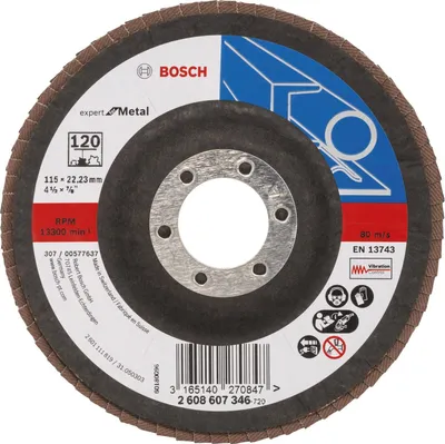 Immagine prodotto di Disco lamellare X551 Expert for Metal, angolato, 115 mm, 120, panno di vetro