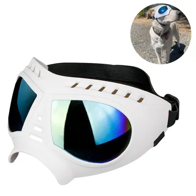 Produktbild von Hundebrille für Große Hunde Haustier-Sonnenbrille Wasserdicht Winddicht Augenschutz für Groß Hund