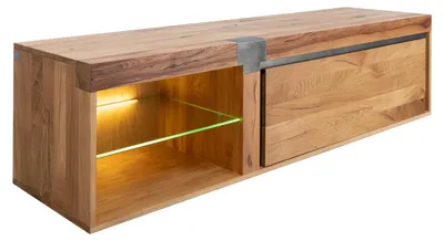 Produktbild von MASSIVMOEBEL24.DE TV-Board Wildeiche / Zerreiche 180x48x50 natur geölt NEW AMSTERDAM #02