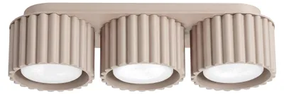 Zdjęcie produktu dla Plafon AURA 3 taupe Gx53 3xGx53 10W aluminium 8x10x32.5cm Sollux Lighting