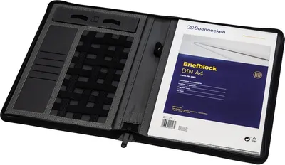 Produktbild von Soennecken Schreibmappe 5161 A4 anthrazit