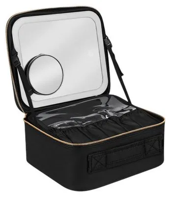 Immagine prodotto di Soulima 27236, valigetta cosmetica LED con specchio, colore nero
