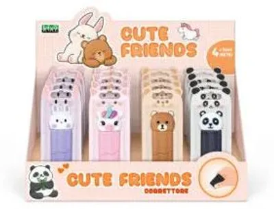 Obrázok produktu pre Lebez Korekčná gumička "Roztomilé priateľstvo" - balenie 16 kusov