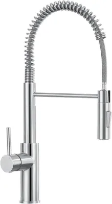 Produktbild von Hochdruck Küchenkran mit Sprüher - Ausziehbare Wasserhahn Küche 360° Rotary