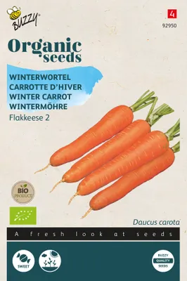 Image de Carotte d'hiver Flakkese 2 | Graines de carottede Buzzy Seeds [DLC 07/2024]