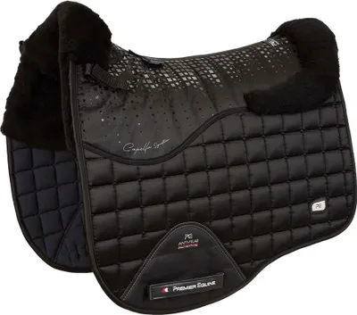 Zdjęcie produktu dla Premier Equine Capella Cc Merino Wool Dressage Satteldecken Schwarz Full Schwarz Full