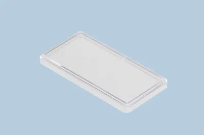 Produktbild von Hünersdorff Deckel für Einsatzbox PS, 108 x 54 mm glasklar