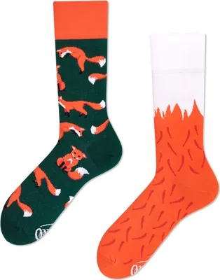 Obrázok produktu pre Ponožky The Red Fox Many Mornings s líškami 43-46 na pár