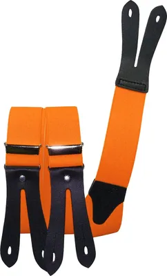 Produktbild von Hosenträger mit Knopfloch aus echten Lederpatten 11 Farben zur Wahl