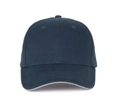 Produktbild von K-Up Herren Kappe Baseballkappe Basecap Mütze Baseball Cap Hut Sport, Größe:U, Farbe:Twilight Blue/Light Grey