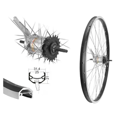 Produktbild von 28“ 29" Hinterrad Andra40 V-Brake 25-622 Nexus 3 Gang Rücktritt Verstärkt 180kg