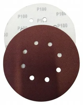 Obrázok produktu pre Magma Brúsne kotúče na suchý zips 180 mm P100 s otvormi 10 ks