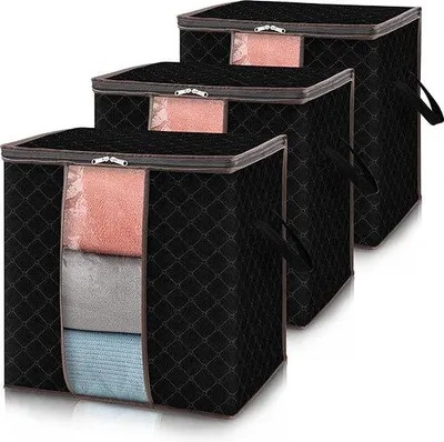 Obrázok produktu pre Úložný box na oblečenie \ Skladacie úložné boxy, organizér do skrine