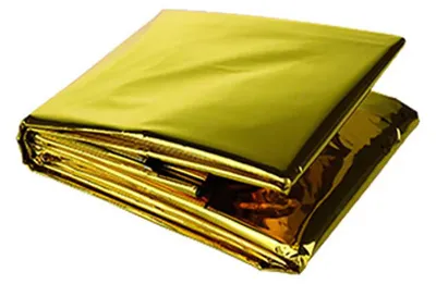 Obrázok produktu pre Termoizolačná záchranná fólia – reflexná – 140 x 210 cm