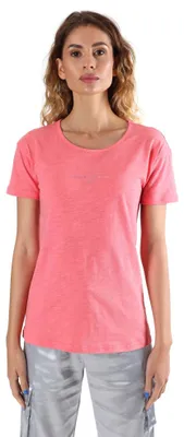 Immagine prodotto di T-shirt donna Leone 1947 Apparel con grafica metallica. Look casual moderno.