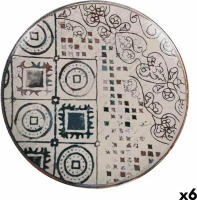 Image de Assiette méditerranéenne en porcelaine la mediterránea grecia (6 pièces)