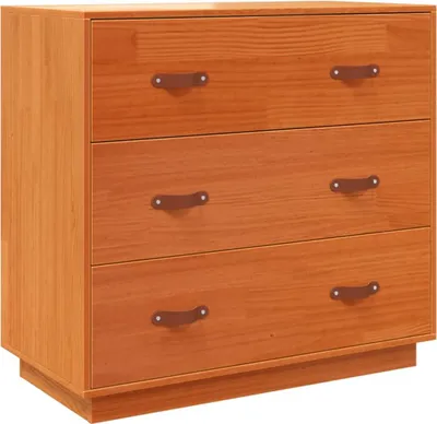 Obrázek produktu pro vidaXL Příborník vosk hnědý 80x40x75 cm masivní borovicové dřevo