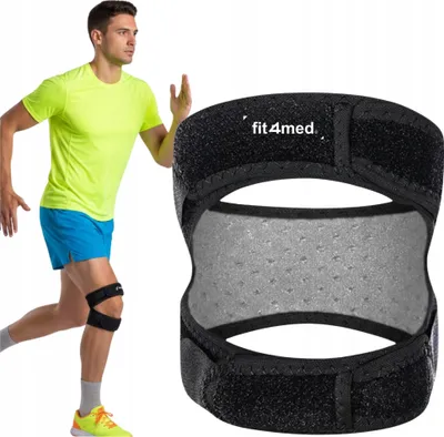 Immagine prodotto di FIT4MED | STABILIZZATORE ORTESI GINOCCHIO ARTICOLAZIONE DEL GINOCCHIO ROTULA UNIW -  Doppia fasciatura stabilizzante per sostenere la rotula