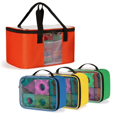 Immagine prodotto di Omgoods - Set di 4 sacchetti magnetici per l'organizzazione dei giocattoli