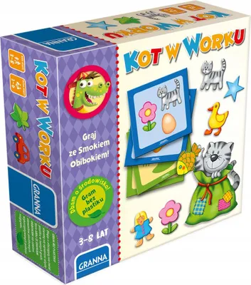 Zdjęcie produktu dla GRANNA PL GRA Kot w worku Gram ze Smokiem 03581