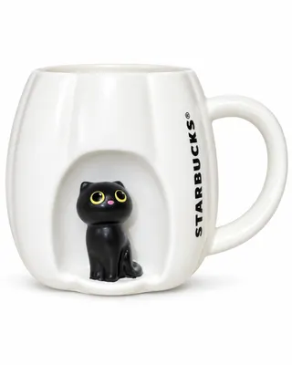 Produktbild von Starbucks Mug Pumpkin Window Cat 413ml Tasse Kürbis Fenster Katze 011187183